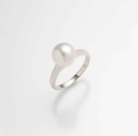 WAKANA(ワカナ) Ptアコヤ真珠リング 〈8.5mm Pt900〉