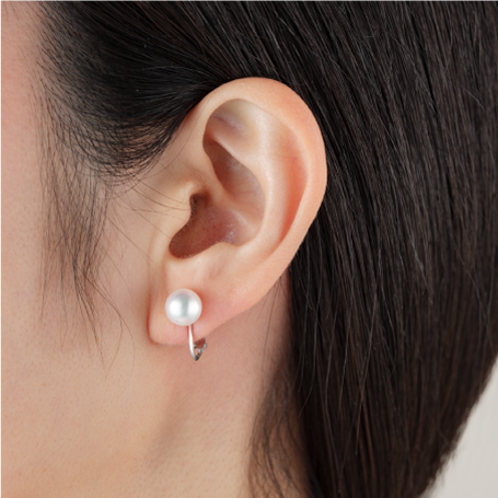 WAKANA(ワカナ) アコヤ真珠ネックレスイヤリングセット 〈8.0-8.5mm 45cm〉